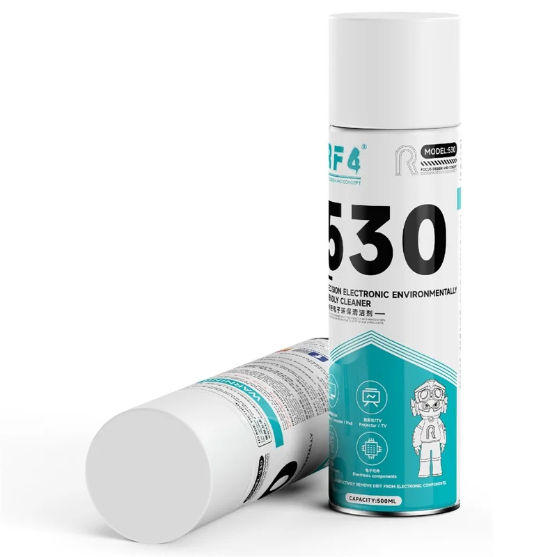 RF4 530 500 ml Nettoyant électronique Précision Nettoyage en spray pour téléphone, objectif de caméra, écran, lunettes