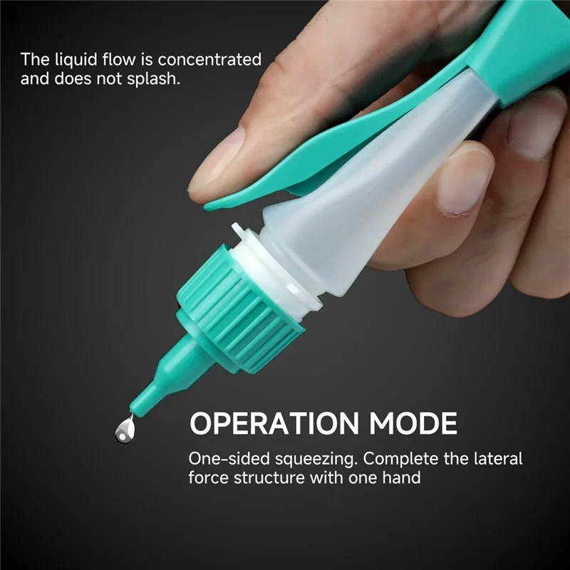 RF4 RF-B20 20 ml flaska med pump för många användningsområden, återfyllbar tom flaska för reparation av telefoner