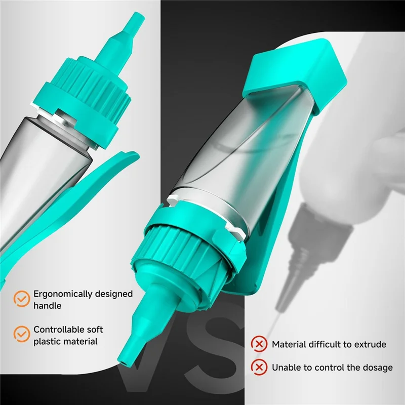 RF4 RF-B20 20 ml flaska med pump för många användningsområden, återfyllbar tom flaska för reparation av telefoner