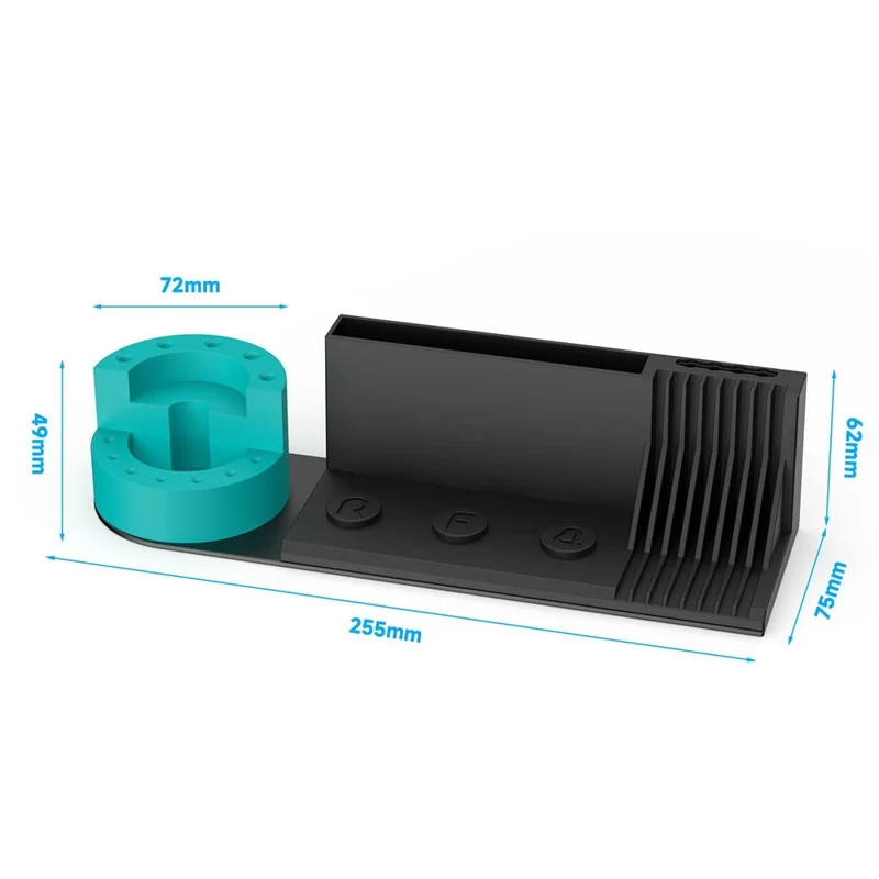 RF4 RF-ST15 360° Draaibare Schroevendraaier en Pincet Organizer Stand Multifunctionele Werkbalkhouder voor op het Bureau