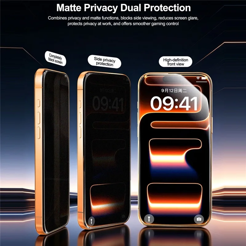 RELIFE GF-12U 25 Unidades Película Mate de Privacidad UV Protector de Pantalla PET para Dispositivos de 7 Pulgadas