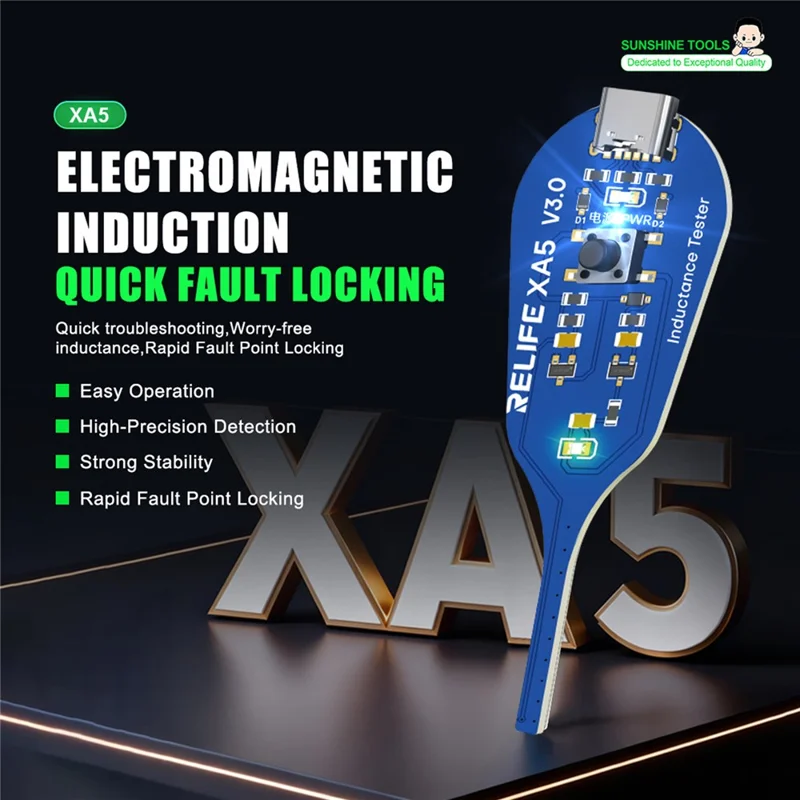 RELIFE XA5 V3.0 Inductance Multifunction Tester Electromagnetic Induction Fault Detector