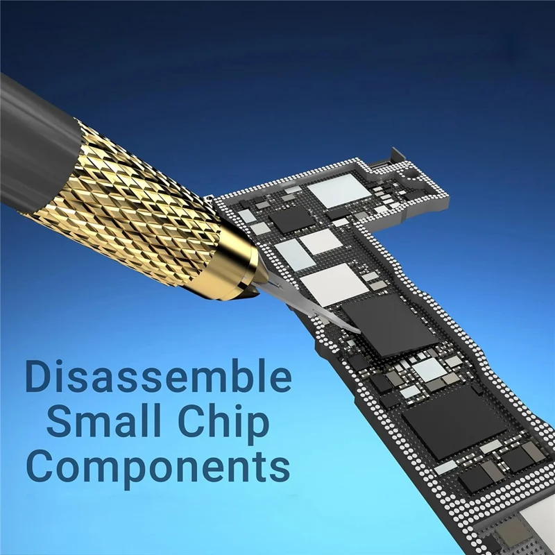 2UUL BL01 4Pcs MicroFix Hook Blades Hand Forged Adhesive Scraper Tool for Phone PCB Underfill Clean