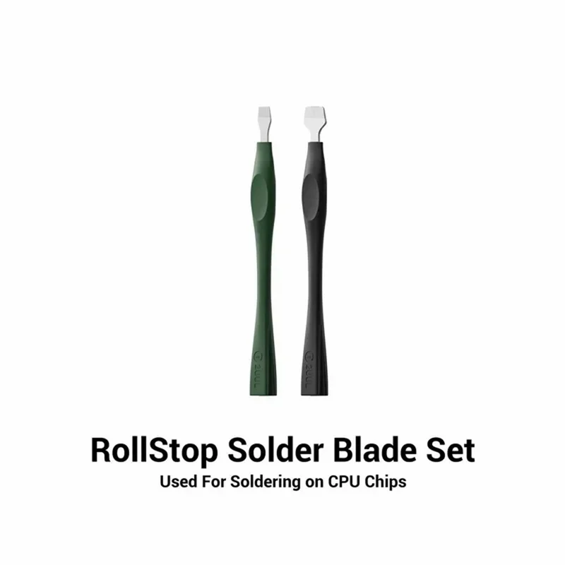 2UUL DA19 2Pcs RollStop Anti-Rolling Solder Blade Set for CPU Chip Reballing