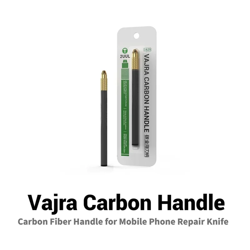 2UUL DA29 Vajra Carbon Fiber Handle for Mobile Phone Repair Knife Precision Electronics Repair Tool