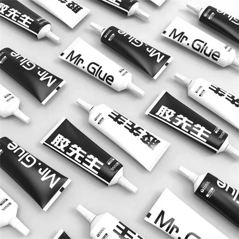 2UUL Mr. Glue 25ml Multi-purpose Repair Glue Quick-Drying Phone Repair Precision Adhesive - DA41 Black