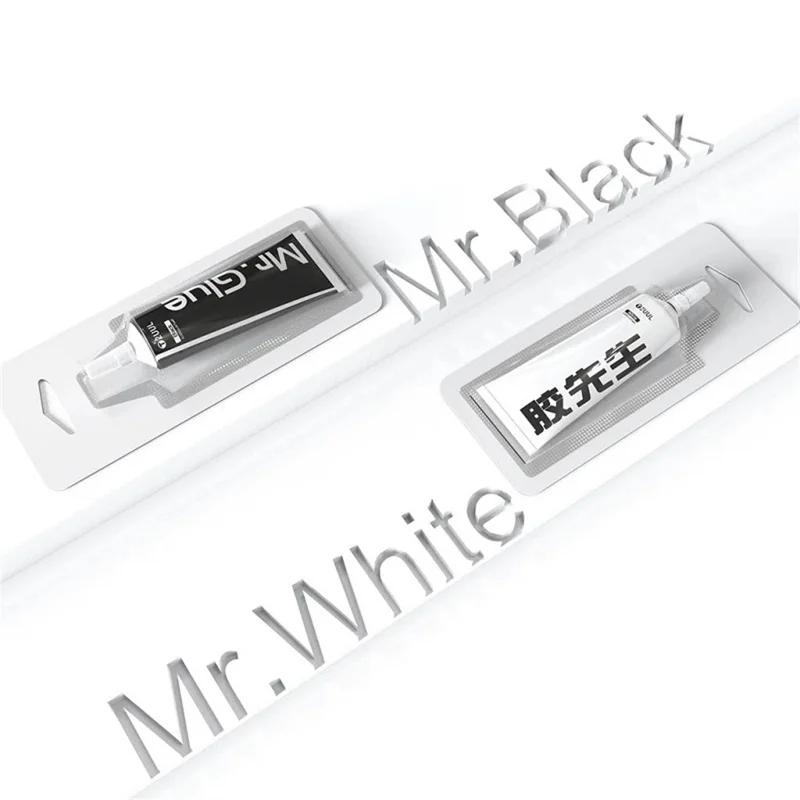 2UUL Mr. Glue 25ml Multi-purpose Repair Glue Quick-Drying Phone Repair Precision Adhesive - DA41 Black