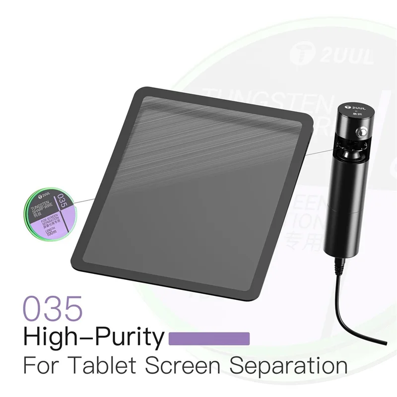 أداة إصلاح خط فصل التنجستن 2UUL WS-035 0.035 مم × 100 م للشاشات LCD لهواتف الجوال