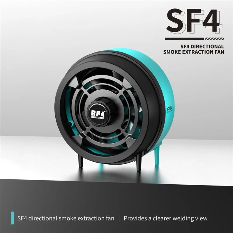RF4 RF-SF4 Directional Smoke Extraction Fan 12cm Exhaust Fan for Soldering Electronics Repair