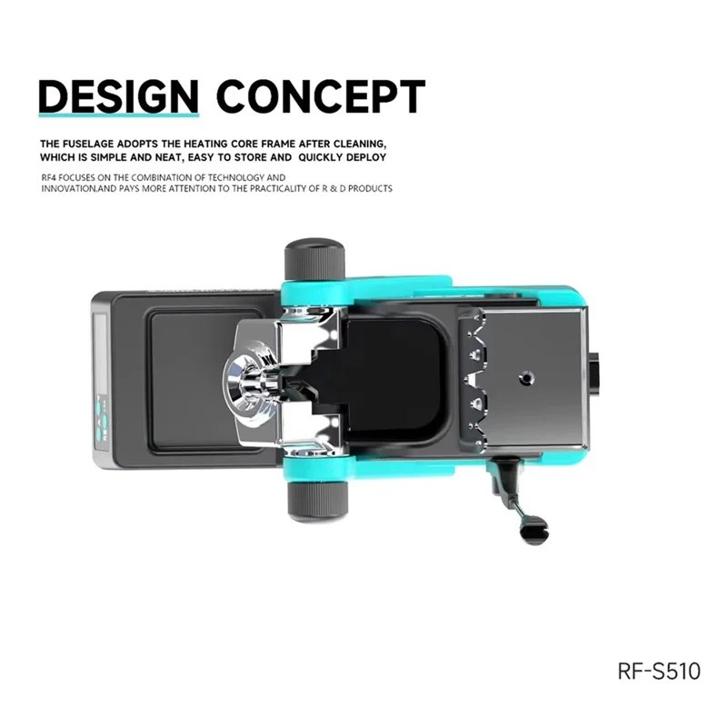 RF4 RF-S510 Intelligent Desoldering Station HD LCD Display Phone Motherboard Chip Repair Tool - EU Plug