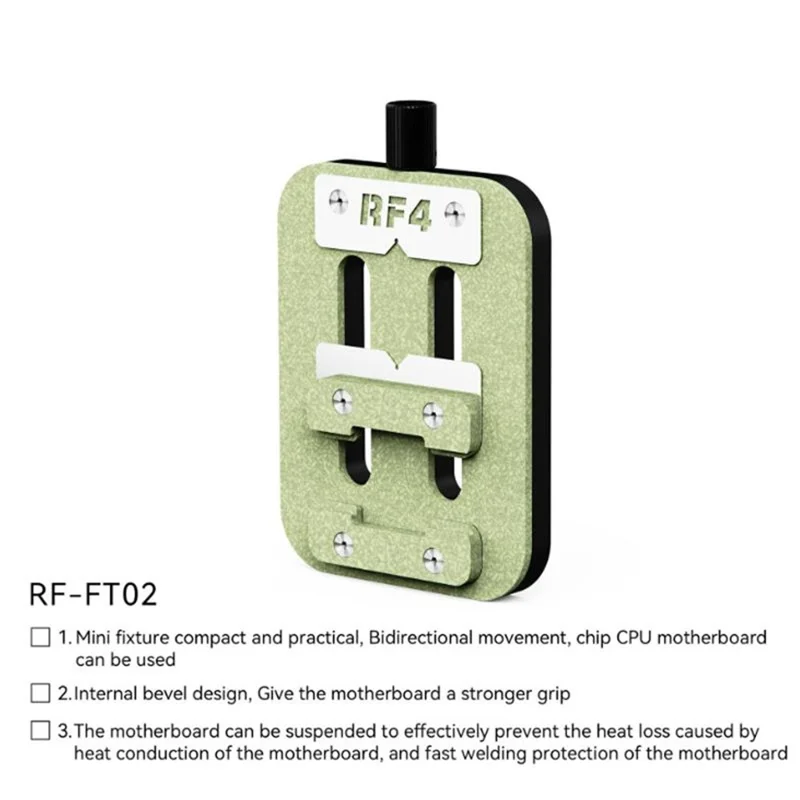 RF4 RF-FT02 Мини-крепление с двунаправленной регулировкой для пайки чипов на печатных платах
