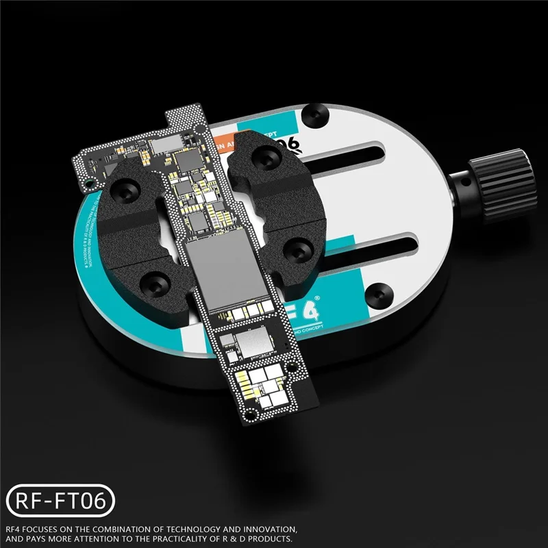 RF4 RF-FT06 Motherboard Repair Fixture Mini Heat-Resistant Glass PCB CPU Holder