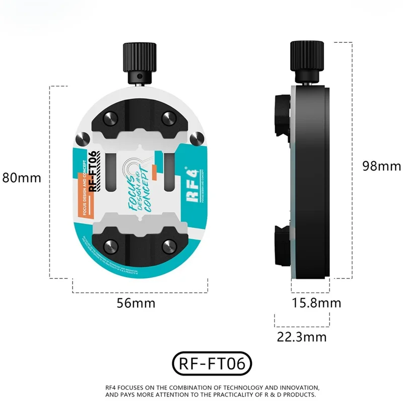 RF4 RF-FT06 Motherboard Repair Fixture Mini Heat-Resistant Glass PCB CPU Holder