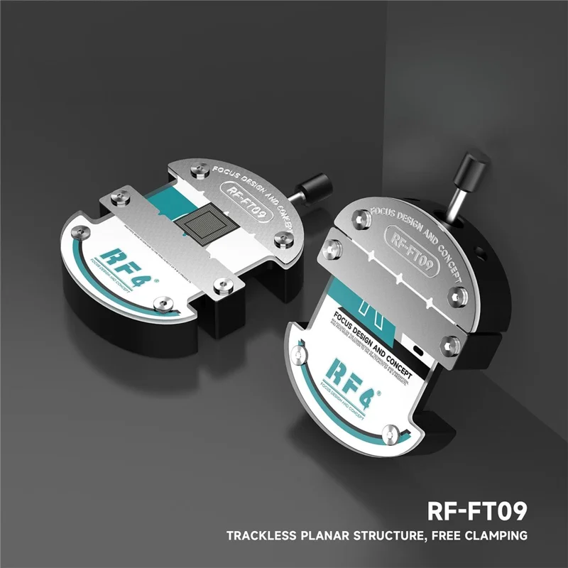 RF4 RF-FT09 Universal Repair Fixture Trackless Planar CNC for CPU BGA IC Glue Removal