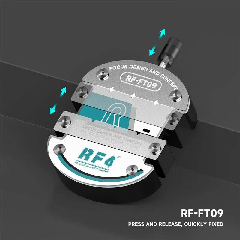 RF4 RF-FT09 Universal Repair Fixture Trackless Planar CNC for CPU BGA IC Glue Removal