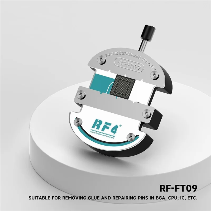 RF4 RF-FT09 Universal Repair Fixture Trackless Planar CNC for CPU BGA IC Glue Removal