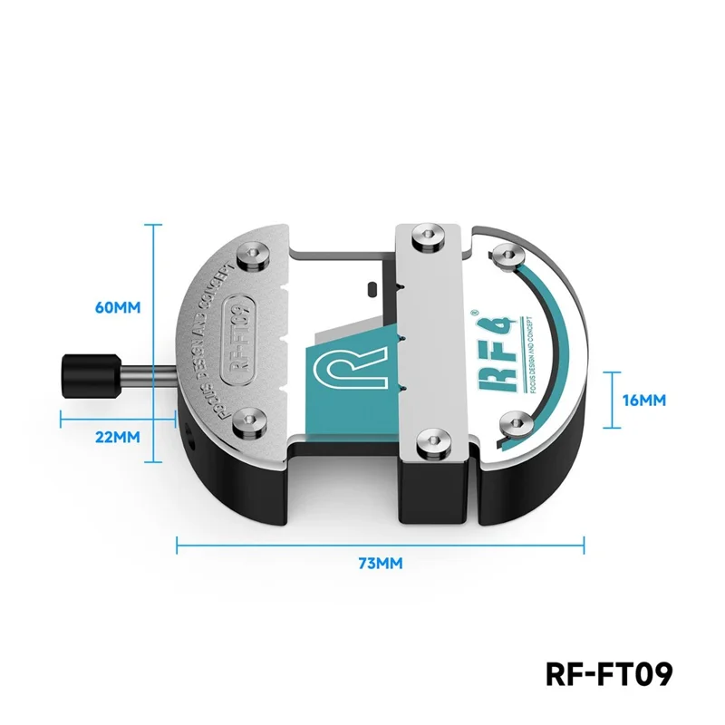 RF4 RF-FT09 Universal Repair Fixture Trackless Planar CNC for CPU BGA IC Glue Removal