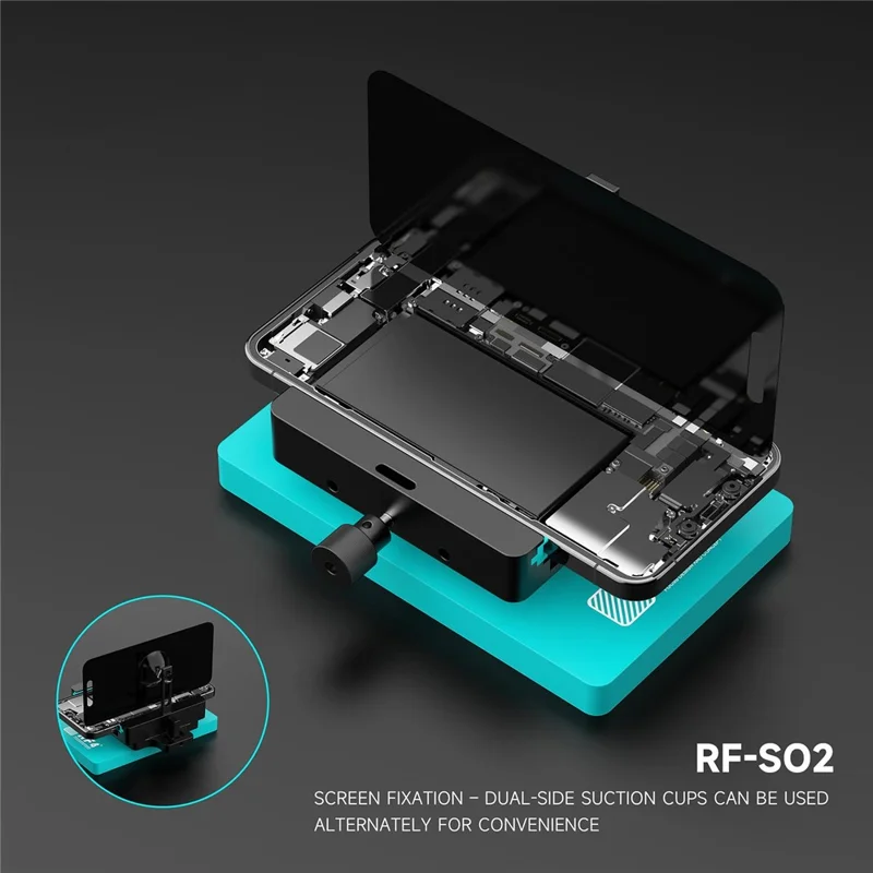 RF RF-SO2 Multifunktions-Rotationshalterung mit beidseitiger Saugnapf-Befestigung für LCD-Bildschirm-Entfernung