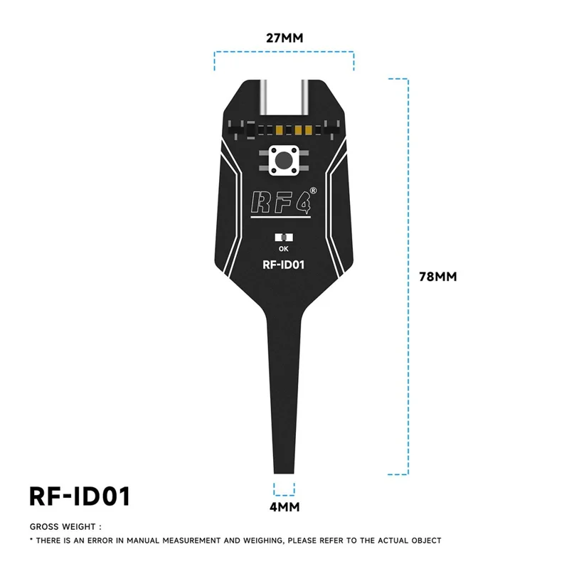 RF4 RF-ID01 Induktansmätare Högpresterande Elektromagnetisk Felsökningsverktyg