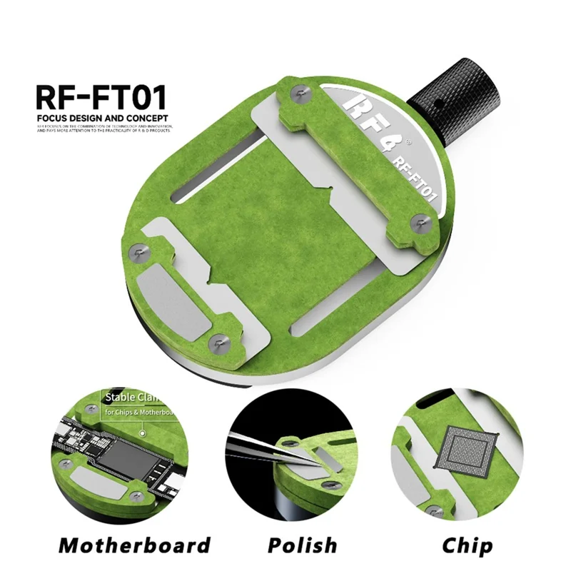 RF4 RF-FT01 2 in 1 Mini Clamping and Sharpening Fixture for Chip Motherboard Repair Tool