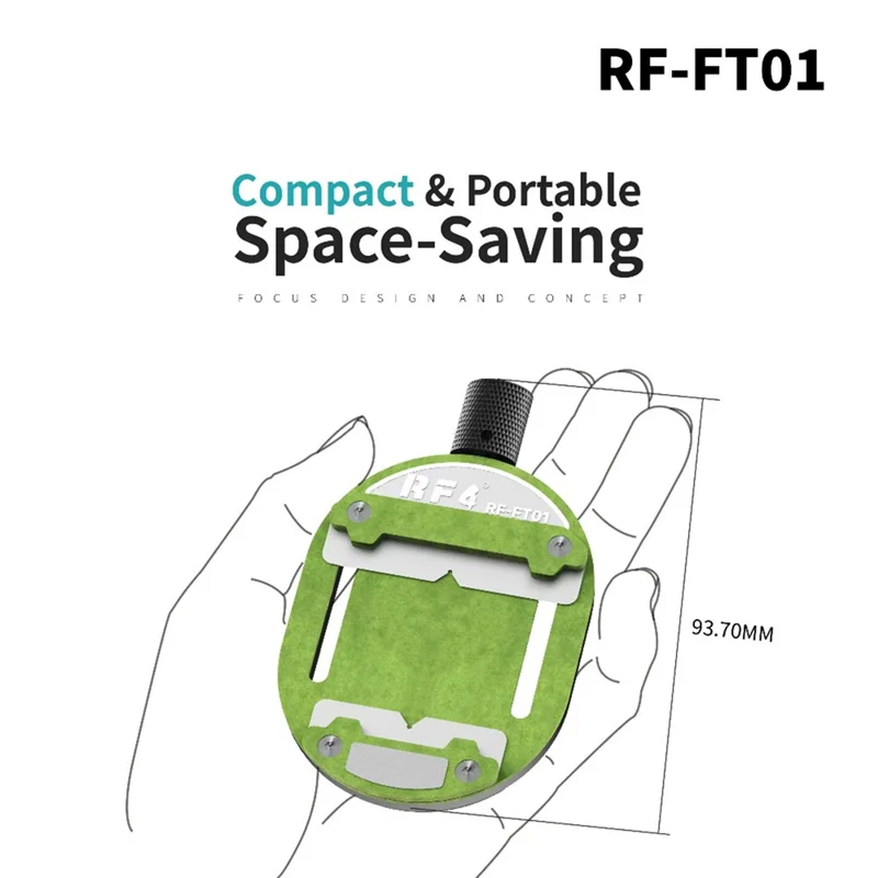 RF4 RF-FT01 2 in 1 Mini Clamping and Sharpening Fixture for Chip Motherboard Repair Tool