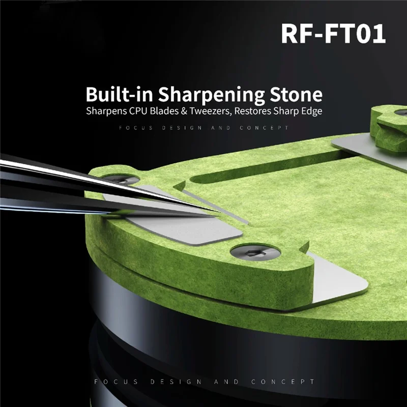 RF4 RF-FT01 2 in 1 Mini Clamping and Sharpening Fixture for Chip Motherboard Repair Tool