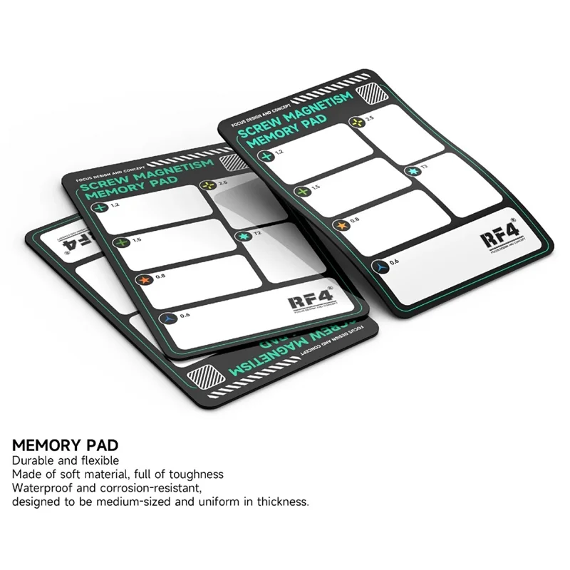 RF4 RF-MP21 Screw Memory Pad 6-Zone 90mm x 135mm Mat for Phone Computer Tablet Repair
