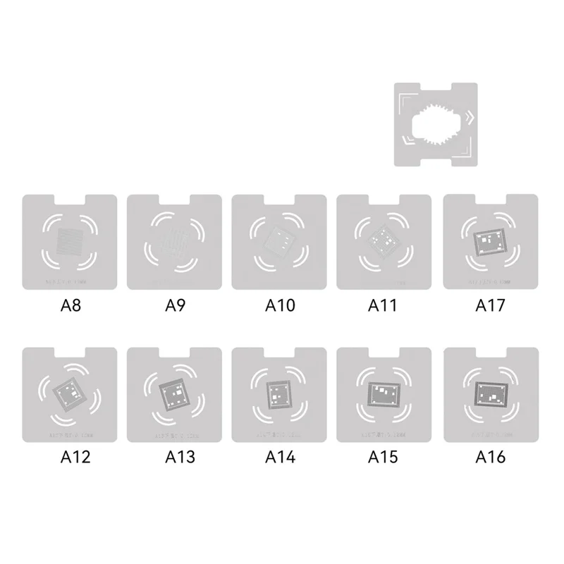 RF4 RF-PO32+ 50 سم × 20 سم وسادة إصلاح هواتف من السيليكون مع مجموعة قوالب للحام BGA