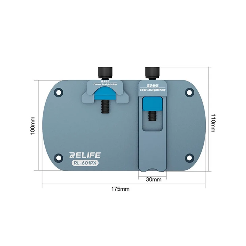 RELIFE RL-601PX Dual-Station Frame Corrector 7075 Aluminum Extended Clamp for iPhone Frame Dent Ding Bend Repair
