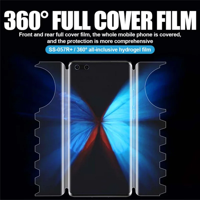SUNSHINE SS-057R+ 25PCS Full Cover Hydrogel Film TPU Self-Healing HD Transparent for Film Cutting Machine