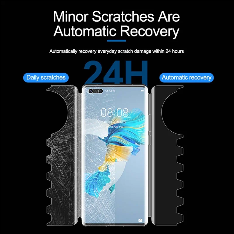 SUNSHINE SS-057R+ 25PCS Full Cover Hydrogel Film TPU Self-Healing HD Transparent for Film Cutting Machine