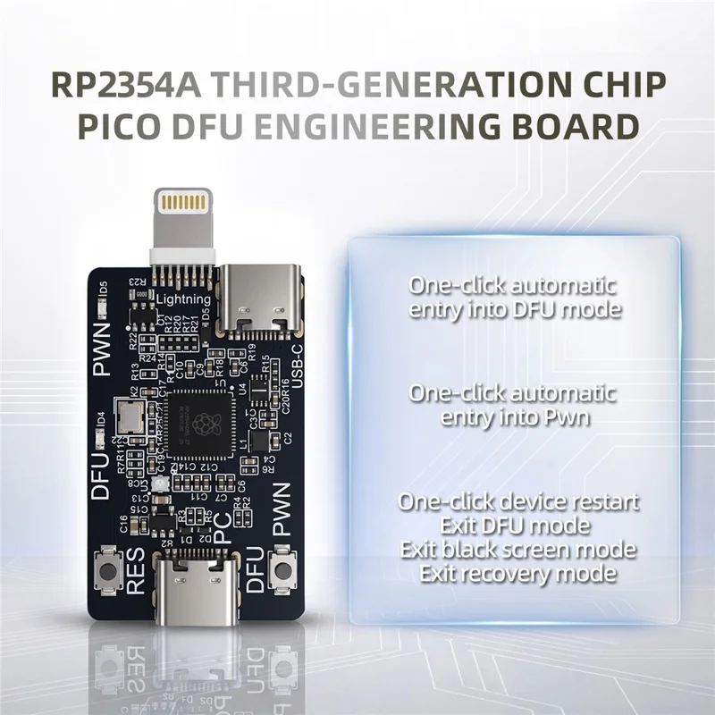 SUNSHINE RP2354A Pico DFU Engineering Board Repair Tool for iPhone XR to 11 Pro Max