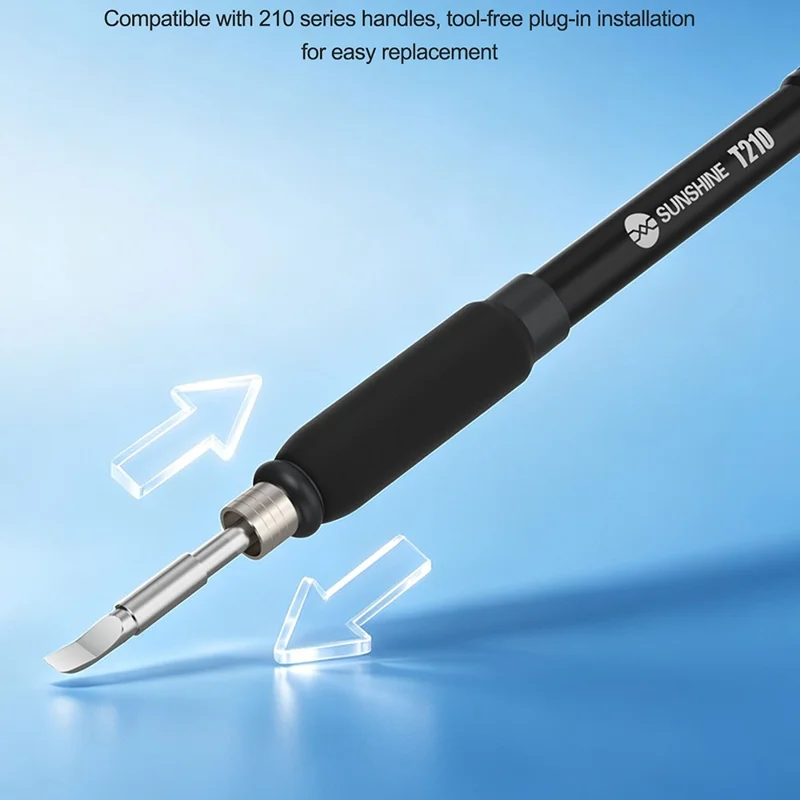 RELIFE 210-OL Curved Soldering Tip Multi-Layer Plated Fast Heating for FPC Cable Repair