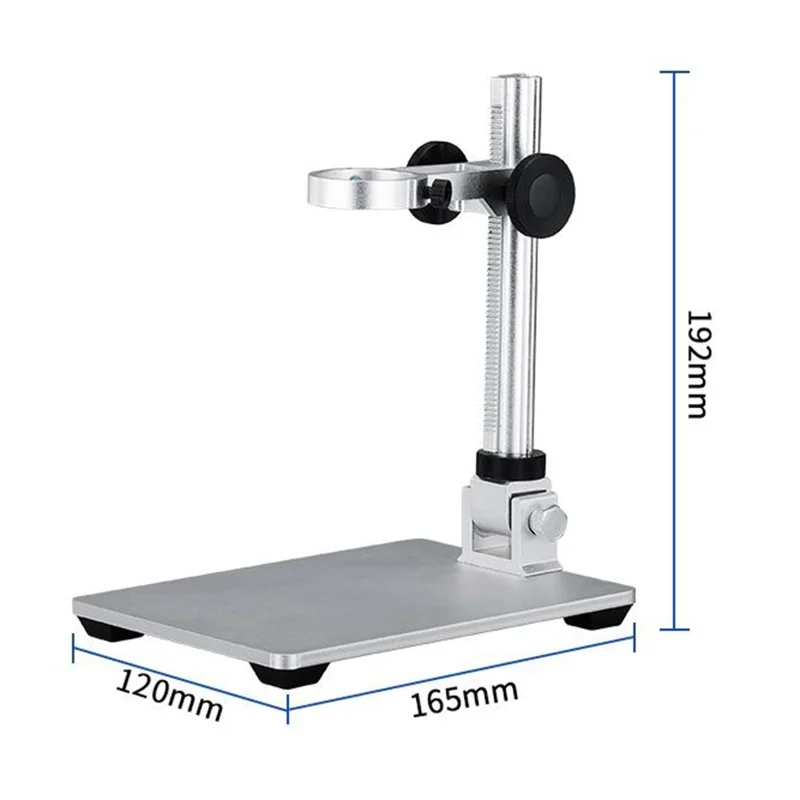 G1600 9 Inch LCD Industrial Electronic Microscope 1-1600x Adjustable Focus with LED Lights, Plug-in Version - UK Plug