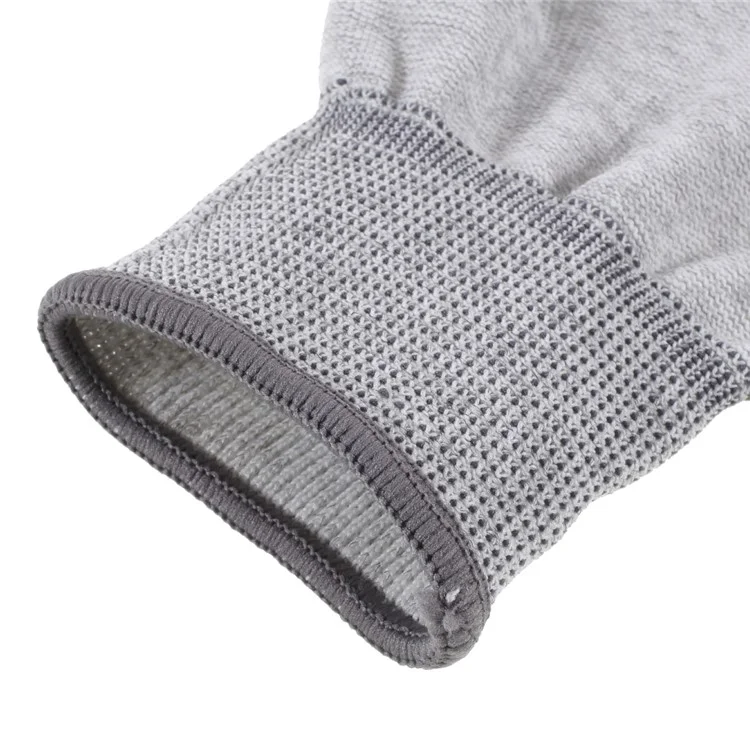 Top Fit pu Beschichtete Finger Anti-fingerabdruck Schnittschutzhandschuh Größe l.