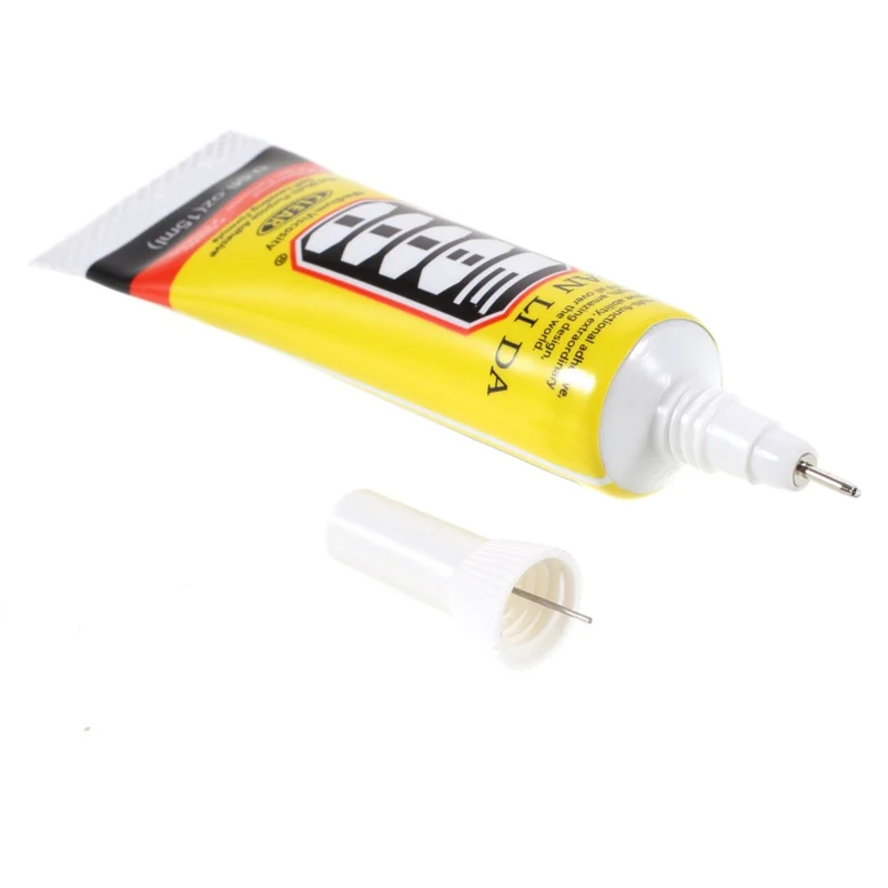 ZHANLIDA E8000 15ml Clear Adhesive Sealant Glue for DIY Diamond Clothes Shoes Phone Border Glue [MSDS Certification]
