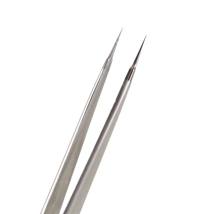 BEST BST-22 Hand Polish Jumper Wire 3D Tweezers for Planting Tin IC Chip Micro Repair Forceps