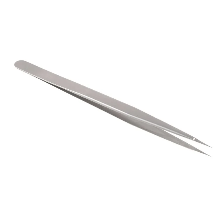 BEST BST-23 Stainless Steel Straight Tip Jump Wire Tweezers for Mobile Phone Motherboard Repair