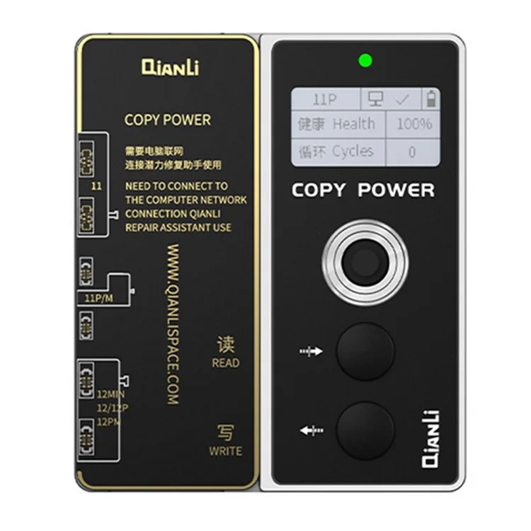 Qianli Copy Power Battery Correcteur de Données Pour Iphone 11 / 12 Séries la Lecture et L'écriture Des Données de la Batterie Pour Les Erreurs de Réparation Avertissent