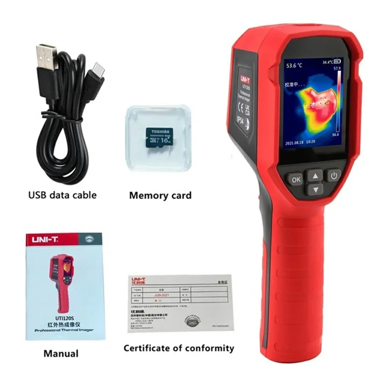 UNI-T UTi120S 2,4-Zoll-TFT-Digitalanzeige-Infrarot-Wärmebildkamera für den industriellen Einsatz