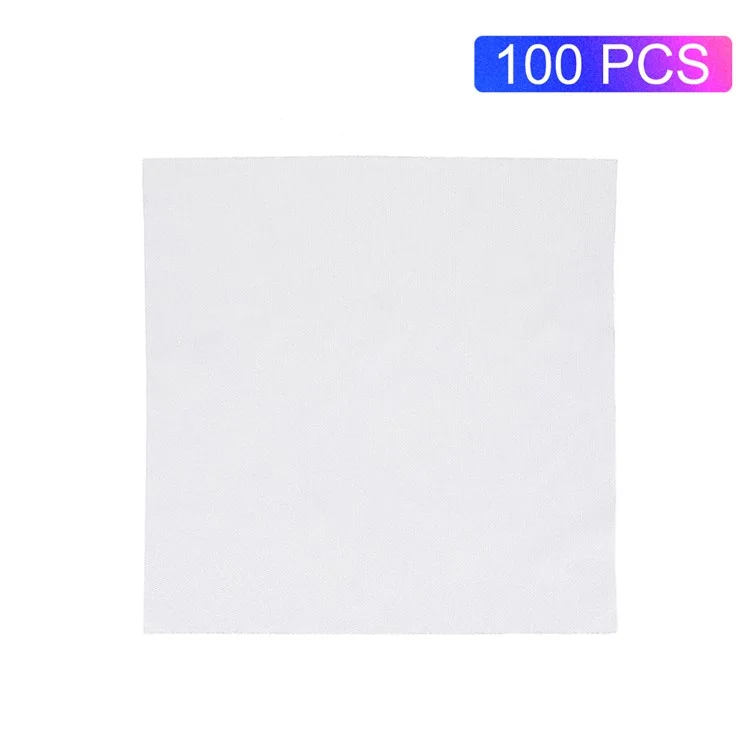 100pcs / Pack 9x9cm Antistatische Staubfreie Stoffreinigung Wischtuch Für Telefonreparatur