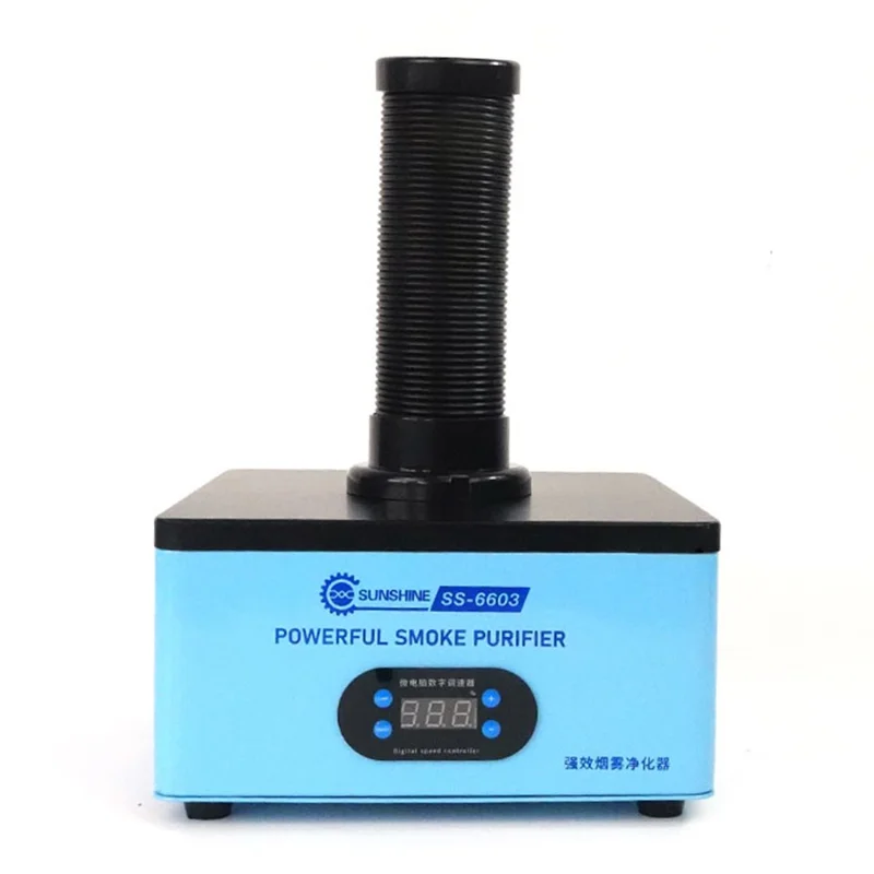 SUNSHINE SS-6603 Powerful Smoke Purifier Smoking Removal Instrument Strong Suction Smoke Extractor - UK Plug