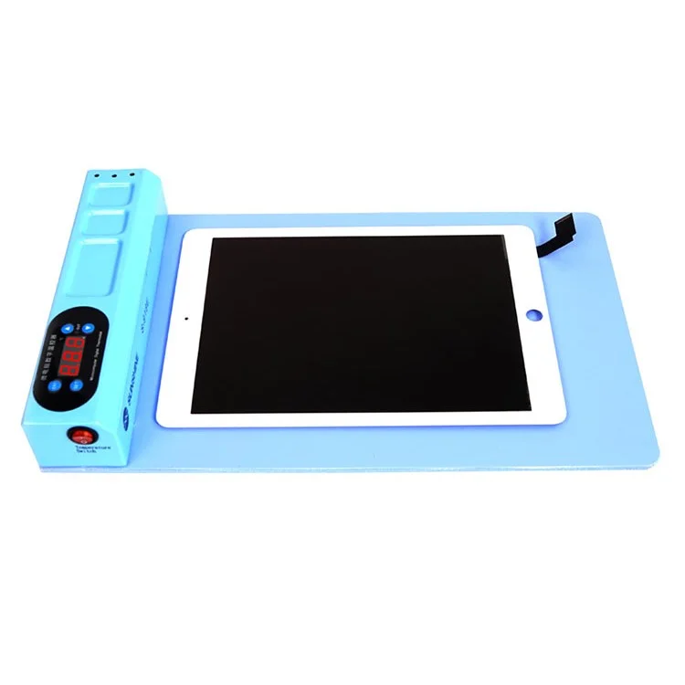 SUNSHINE S-918E 110V/220V Blue LCD Heating Stage Pad Screen Separator LCD Screen Repair Kits Separating Tool - EU Plug