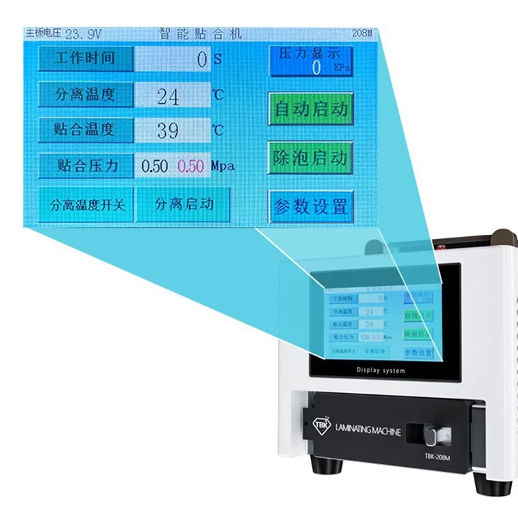 TBK 208m 3-in-1-entladung Der Blasenentferner Laminiermaschine Lcd-glas-trennmaschine - UK Plug