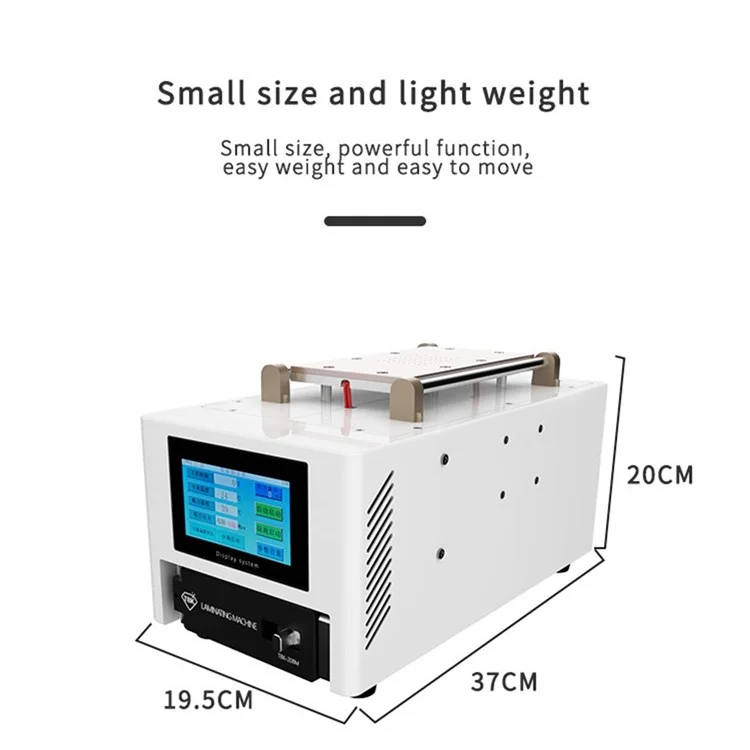 TBK 208M 3-in-1 Defoaming Bubble Remover Laminating Machine LCD Glass Separating Machine - US Plug