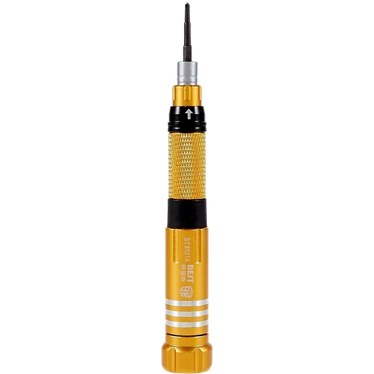 BEST BST-8927 6 in 1 Screwdriver Set Handheld Anti-slip Screwdriver Repair Tool Kit with Bits