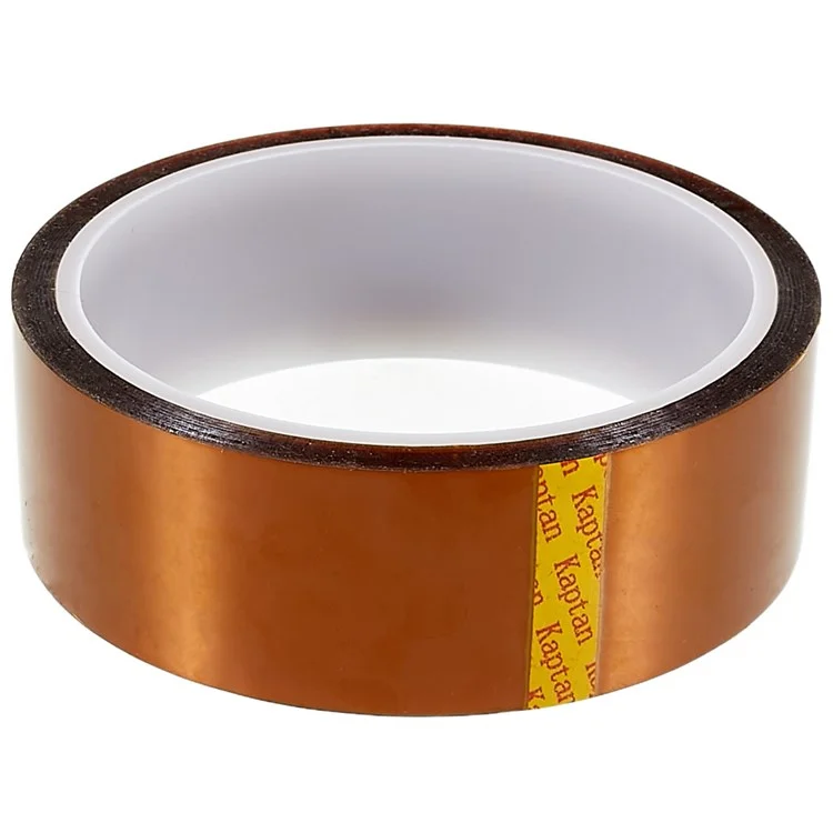 KAPTAN 33m*3cm Nastro in Poliimmide Pesante Resistente all'Elettricità Isolante Nastro per Circuiti Elettrici Adesivo Resistente ad Alta Temperatura Strumento