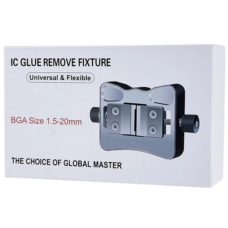 BEST Cell Phone BGA IC Glue Remove Fixture Stainless Steel Repair Bracket Tool with Non-Slip Buckle Ultra-Thin Buckle