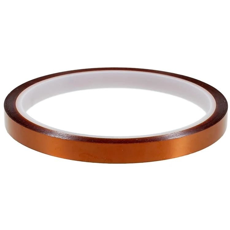 KAPTAN 33m*0.8cm Nastro di Poliimmide Nastro per Isolamento Elettrico Resistente alla Temperatura Elevata Nastro Adesivo per Circuiti Elettrici