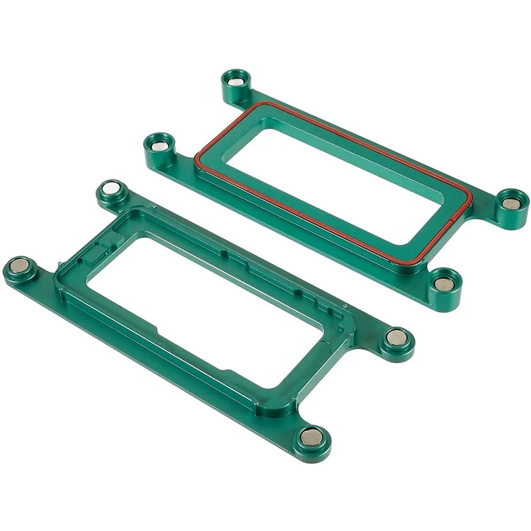 JIEHUAZHONGCHUANG Pour iPhone 13/13 Pro 6.1 pouces Cadre d'écran LCD magnétique Béquille de maintien de la pression Moule Mold